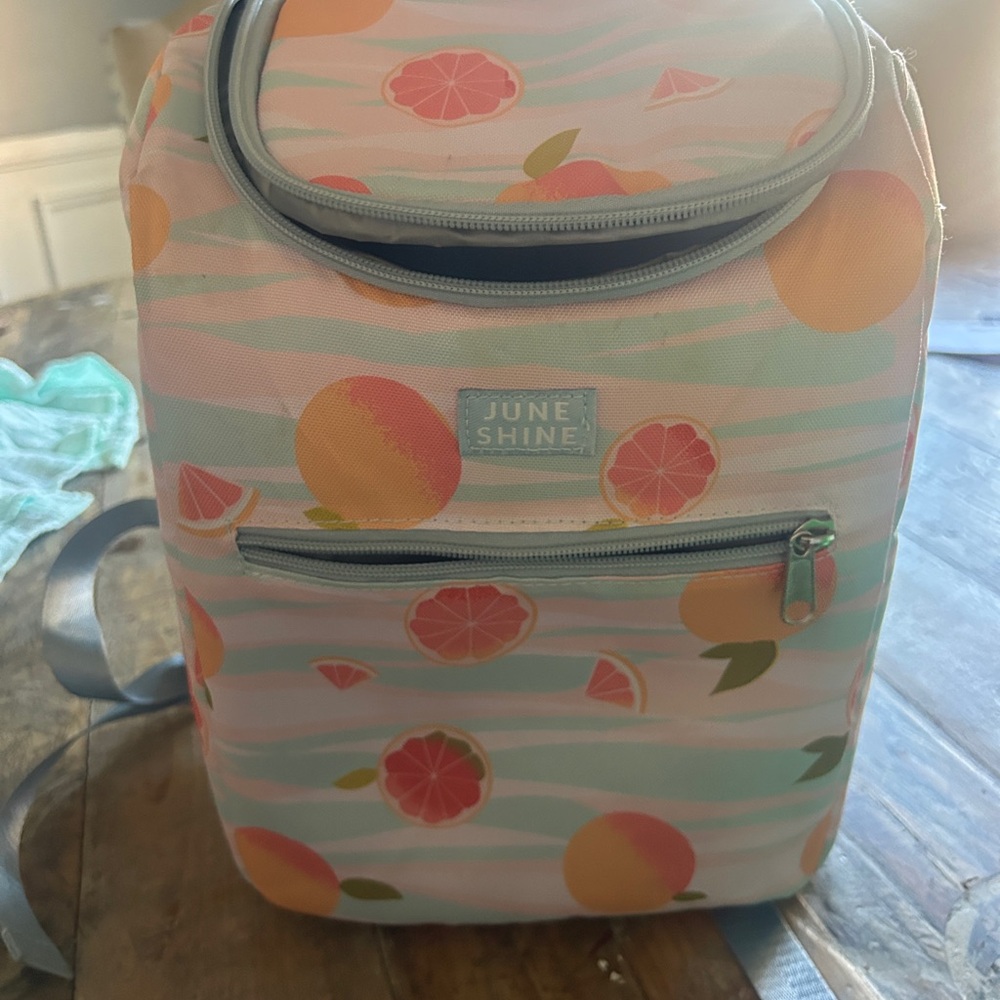 June Shine Fruit Pattern Backpack